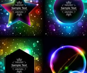 Cool light design vector