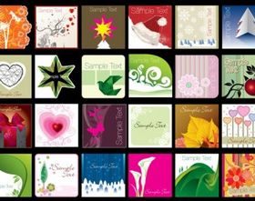 lovely background 2 vector