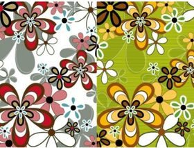 flowers background vector