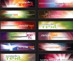web banner background vector design