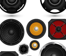 Speakers free vector