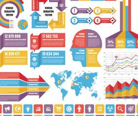 Business Infographics Elements 16 vector graphics