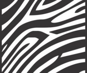 Seamless zebra skin pattern free vector