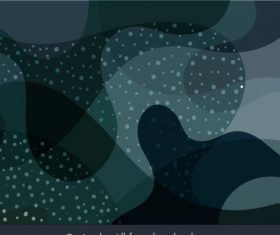Abstract background template blurred deformed curved shapes set vector