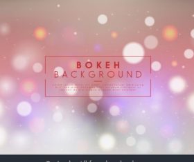 Bokeh background colored sparkling blurred light effect vector