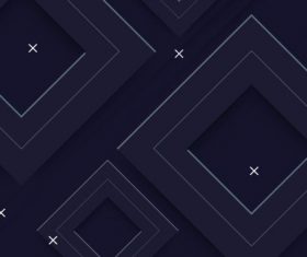 Geometric background modern dark squares vector