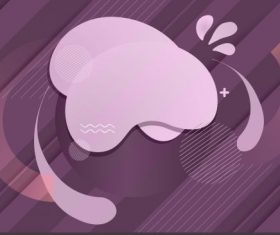 Abstract background modern flat purple decor vector design