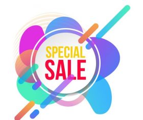 Special sale vector