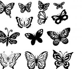 Butterfly set free cdrs art vector