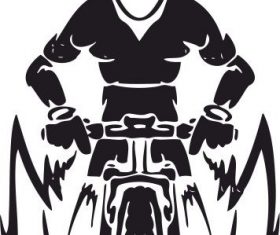Mountain bike free vector