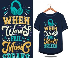Vintage quote motivational typography fort shirt vector