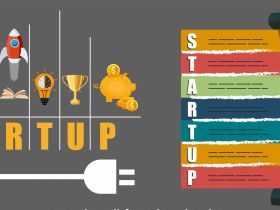 Startup infographic templates colorful flat symbols vector