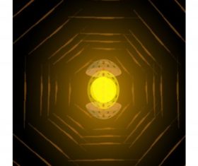 Decorative background dark shining light blurred central egg vector