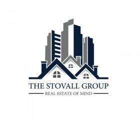 Real estate logo vector