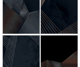 Decorative backgrounds modern abstract vector