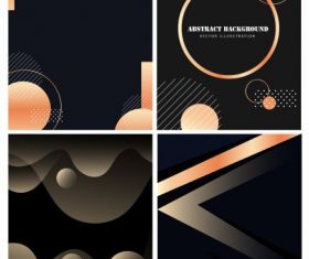 Abstract background templates dark vector