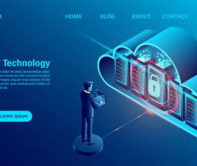 Online computing technology vector