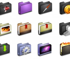 Alumin Folders Icons