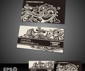 Business card templates vector 03
