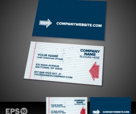 Business card templates vector 04