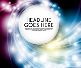 Bright  Halation background set 02 vector