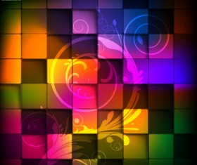 Brilliant Quadrate background 04 vector
