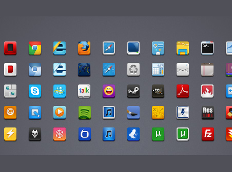 50 new icons for SuperBar 