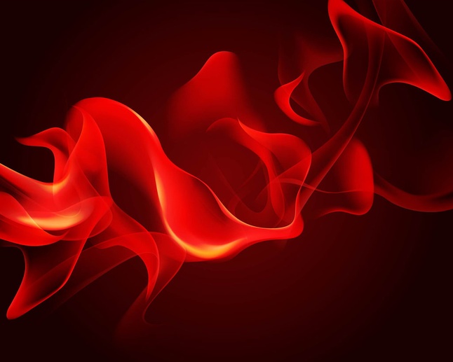 Realistic Flame background vector