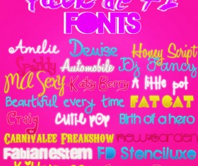 72 kind Perfect font