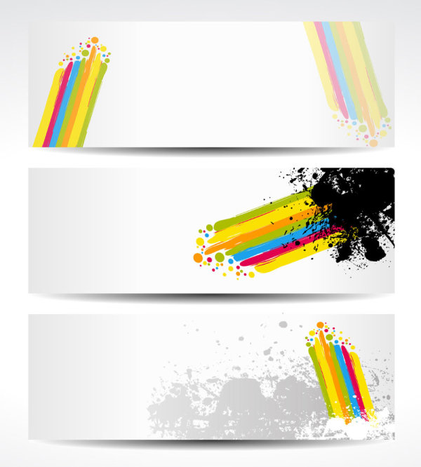 Color notes background 05 vector