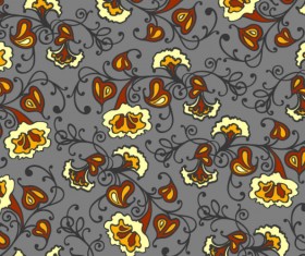 Floral background vector Set 01