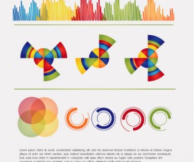 Business Data graph vetcor 03