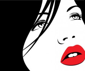 Belle Silhouette 05 vector