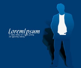 Origami personage Template 03 Vector