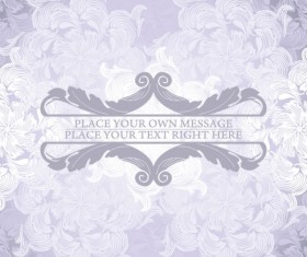 Floral  pattern Template 02 Vector