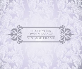 Floral  pattern Template 03 Vector