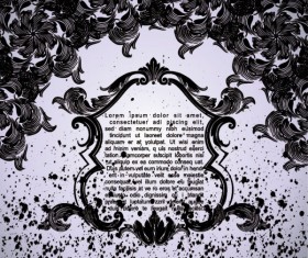 Floral  pattern Template 05 Vector