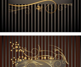 European style Decorative pattern background vector 01
