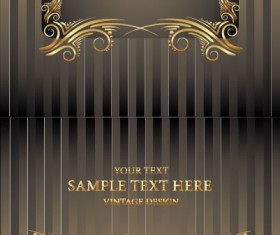 European style Decorative pattern background vector 02