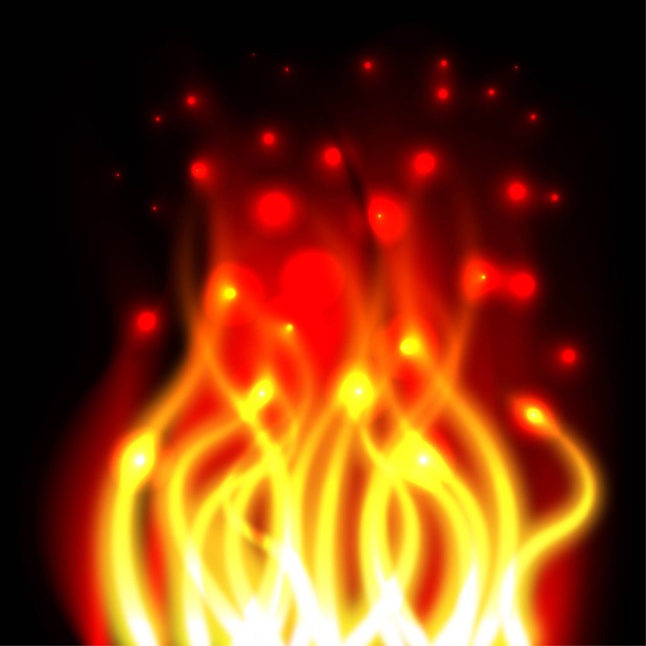 Halation Flame Vector Graphics