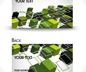 Dynamic Brilliant Card background vector 05