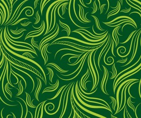 Green Leaf background vector 02