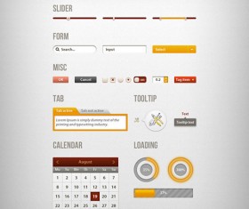 Fine Webpage element Set 01