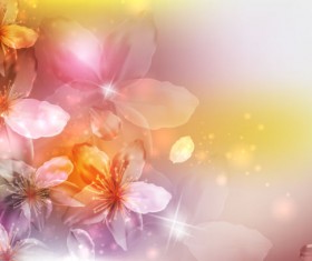Brilliant Petal background vector 02