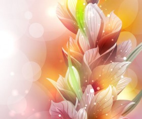 Brilliant Petal background vector 03