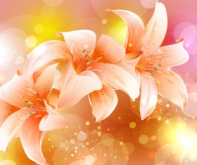 Brilliant Petal background vector 05