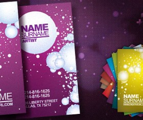 Artist Business Card PSD
