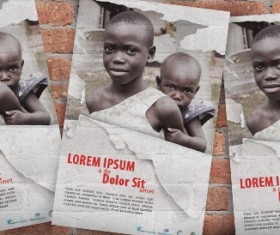 Non-Profit - Charity Poster free PSD Template