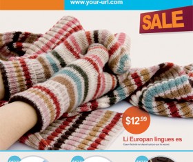 Retail Marketing Postcard PSD Template