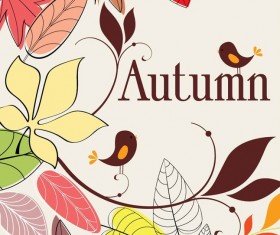 Autumn Nature Drawing vector